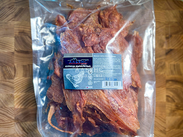 Мясо (АЛЬЯНС) вяленое курица 500гр "С халапеньо" в Каменск-Уральском