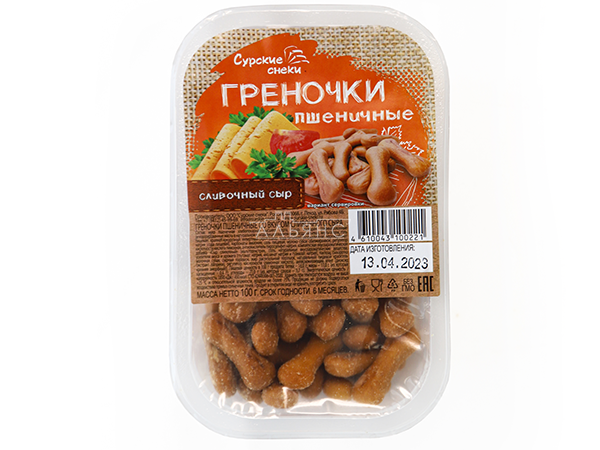 Сурские (ПШЕНИЧНЫЕ) Сливочный сыр (100 гр) в Каменск-Уральском