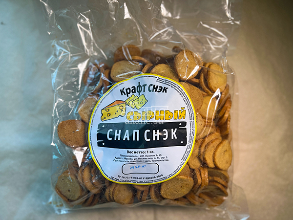 Снапсы ПШЕНИЧНЫЕ "Сыр" в Каменск-Уральском