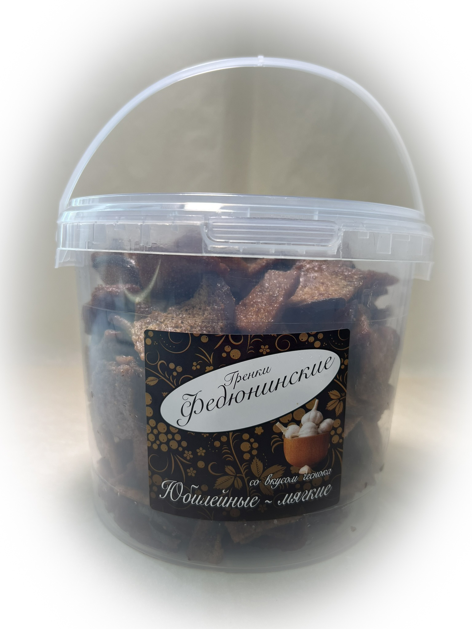 Гренки "ФЕДЮНИНСКИЕ" "Чеснок" (ведро 900 гр.) в Каменск-Уральском