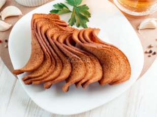 Сурские гренки Тайский перчик (100 гр): Ресторанные гренки с сметаной и зеленью