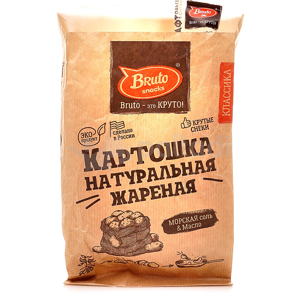 Картофель «Бруто» с солью 70 гр. в Каменск-Уральском