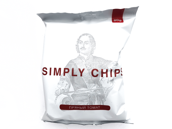 Картофельные чипсы "Simple chips" Пряный томат 80 гр. в Каменск-Уральском
